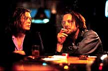Henry any Wanda at the bar.